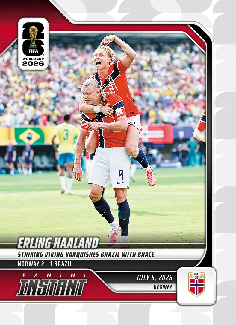 Erling Haaland 2026 Panini Instant FIFA World Cup base card 205