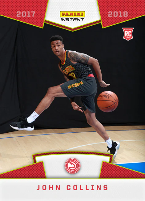John Collins 2017-18 Panini Instant Photo Shoot First Look rookie card 9
