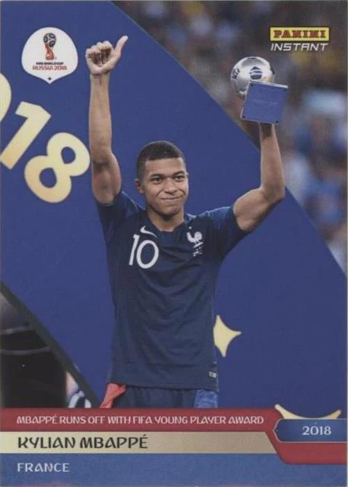 Kylian Mbappe 2018 Panini Instant FIFA World Cup card 298