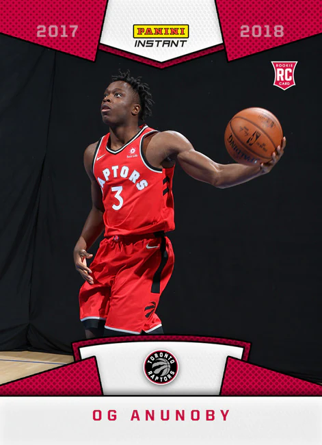 OG Anunoby 2017-18 Panini Instant Photo Shoot First Look rookie card 3