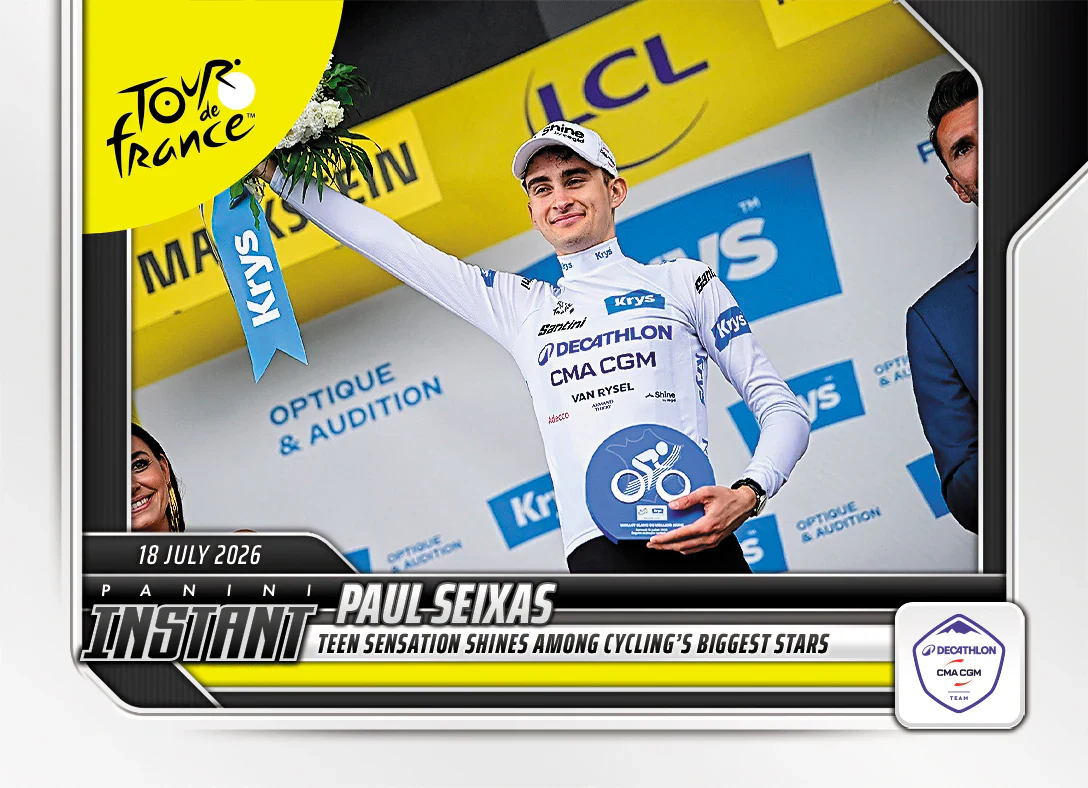 Paul Seixas 2026 Panini Instant Tour de France card 45 base card