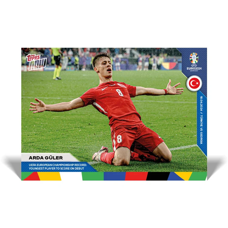 Arda Güler UEFA EURO 2024 Topps NOW card 14