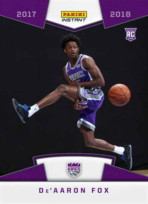 De'Aaron Fox 2017-18 Panini Instant Photo Shoot First Look rookie card 14