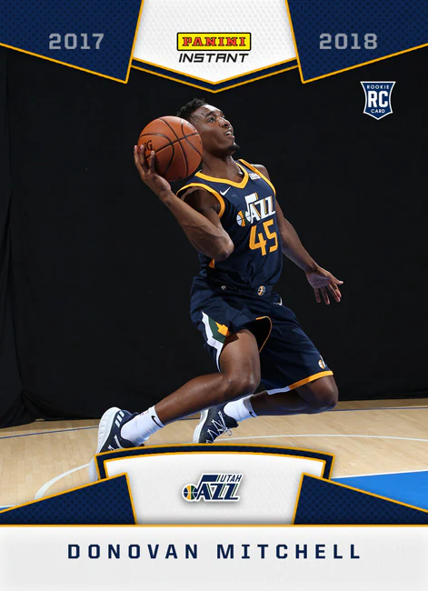 Donovan Mitchell 2017-18 Panini Instant Photo Shoot First Look rookie card 27