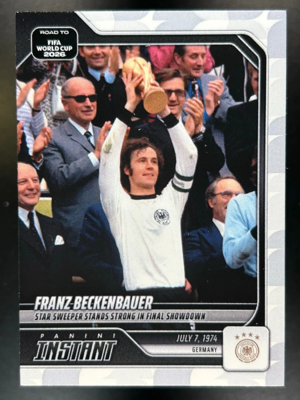 Franz Beckenbauer 2026 Panini Instant Road to FIFA World Cup card RTWC6