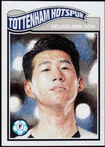Heung-Min Son 2019 UEFA Champions League Living Set raw base card 57