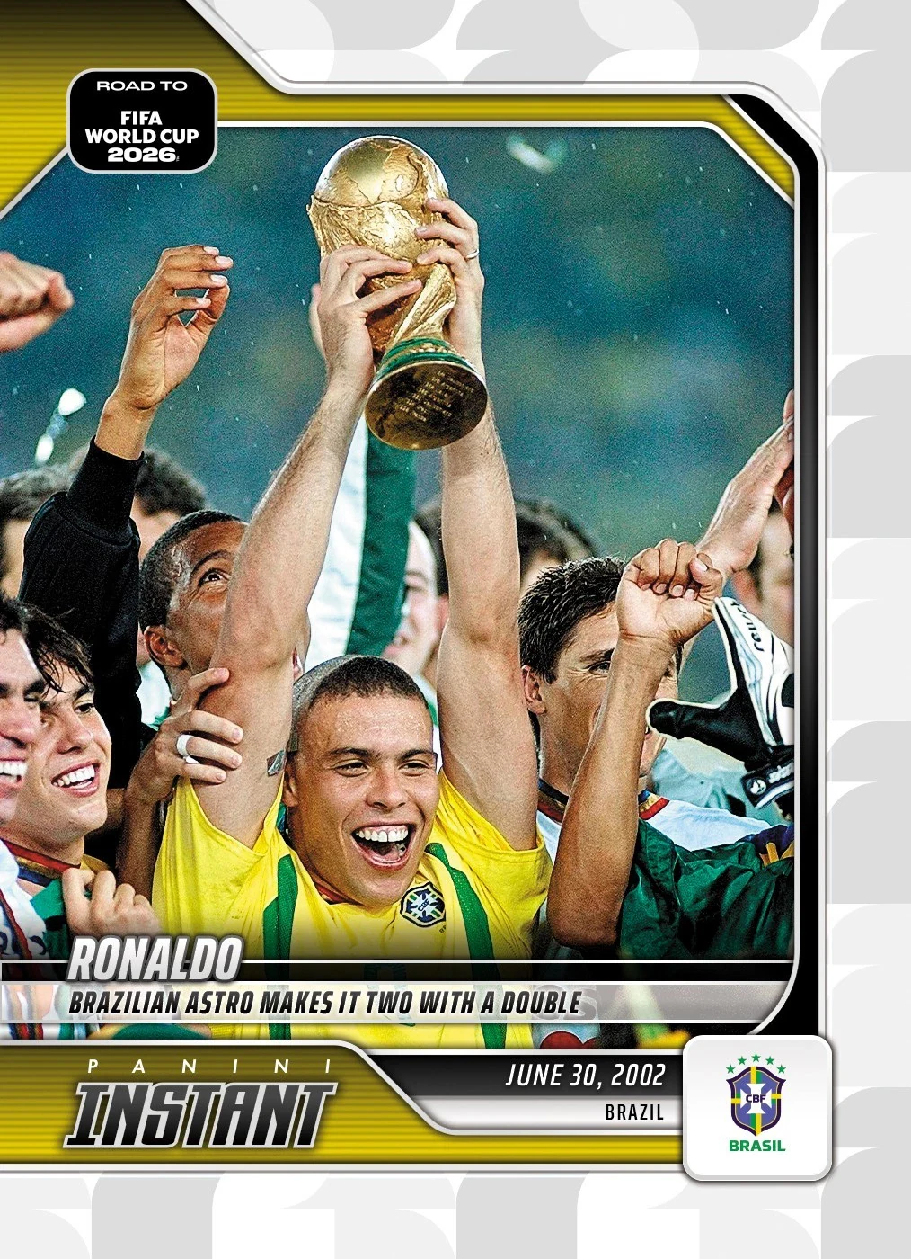 Ronaldo Nazario 2026 Panini Instant Road to FIFA World Cup card RTWC36