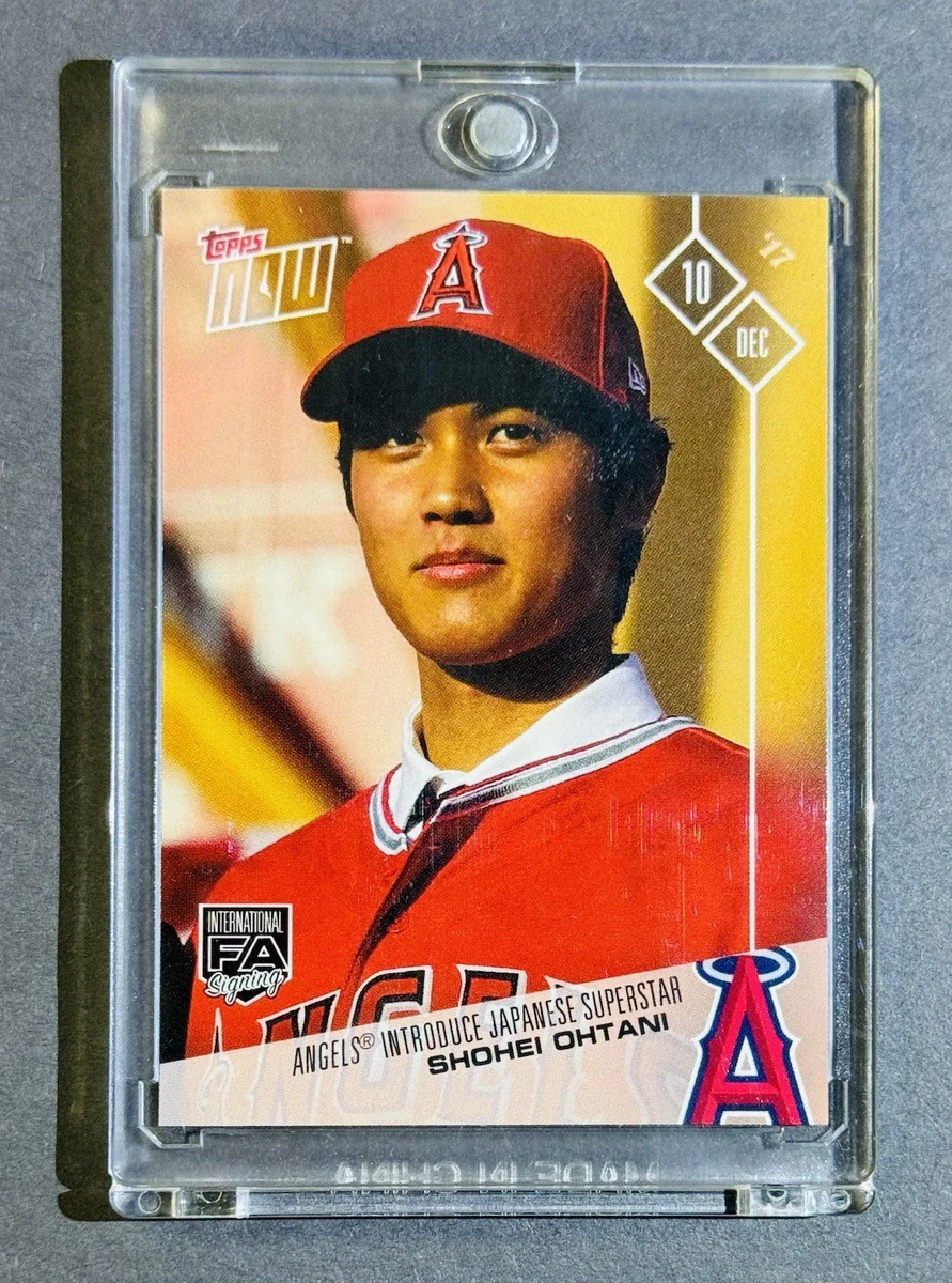 Shohei Ohtani 2017 Topps NOW Off-Season base card OS-80 in Angels uniform