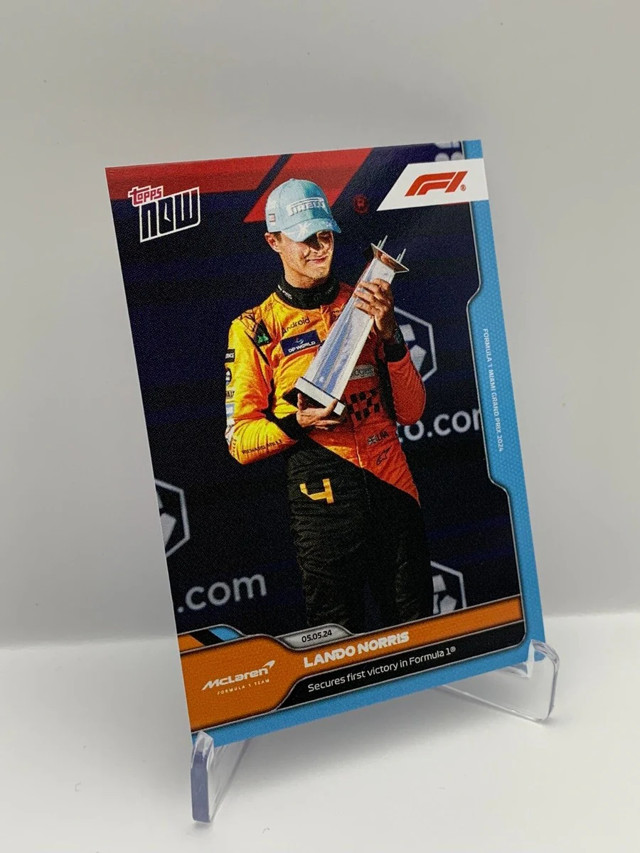 Lando Norris 2024 Formula 1 Topps NOW card 12