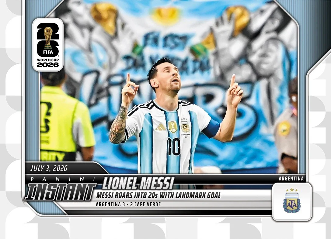 Lionel Messi 2026 Panini Instant FIFA World Cup card 196