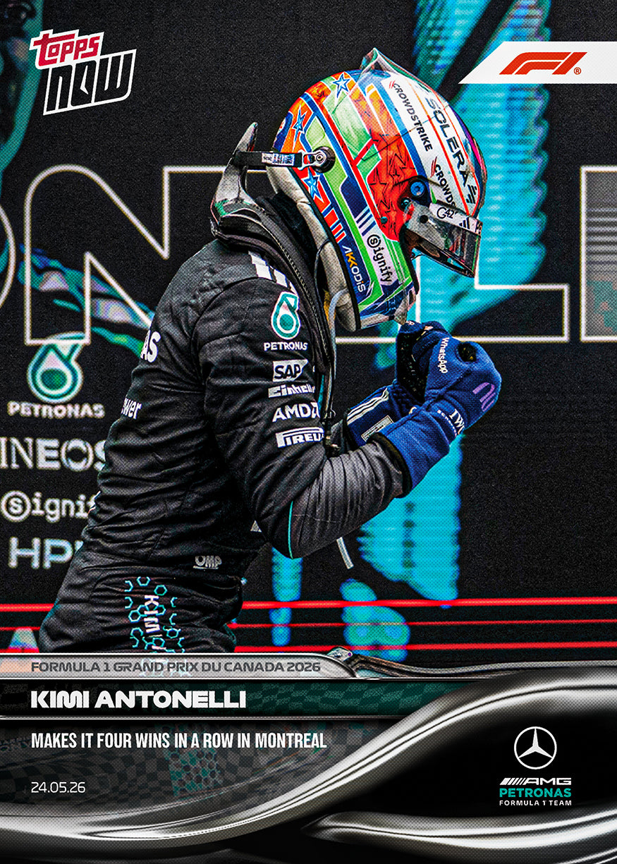 Kimi Antonelli 2026 Formula 1 Topps NOW card 29