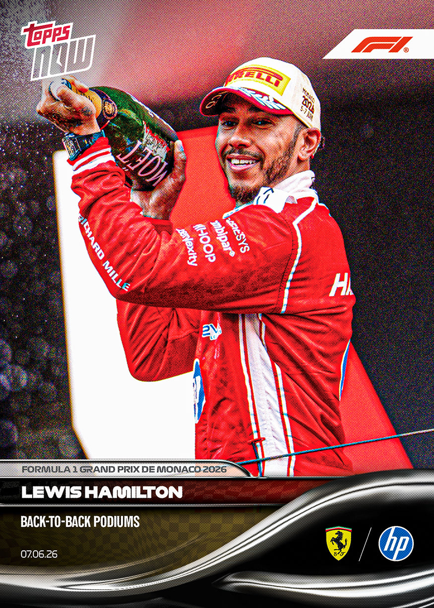 Lewis Hamilton 2026 Formula 1 Topps NOW card 34