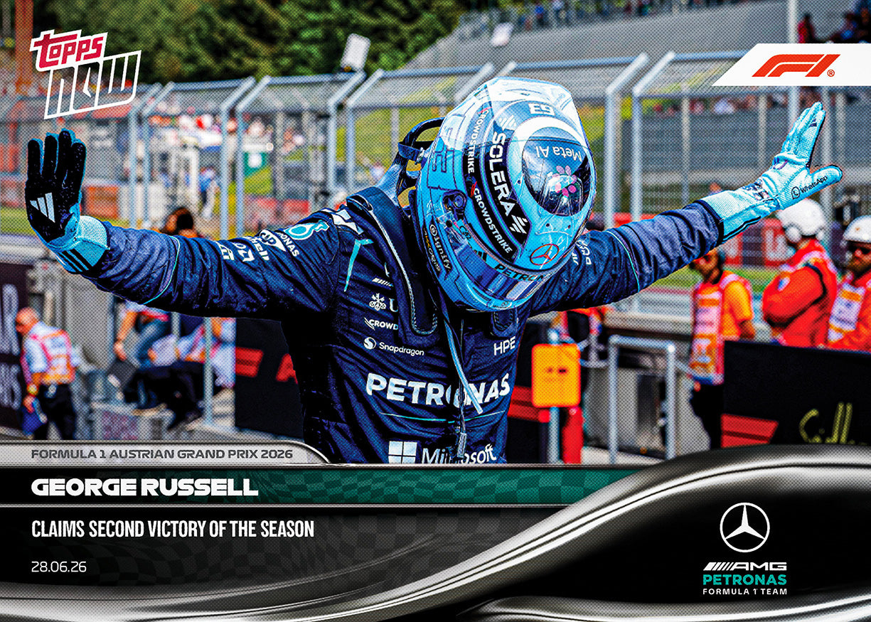 George Russell 2026 Formula 1 Topps NOW card 42