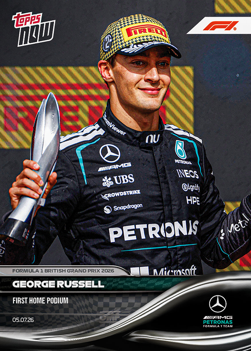 George Russell 2026 Formula 1 Topps NOW card 45