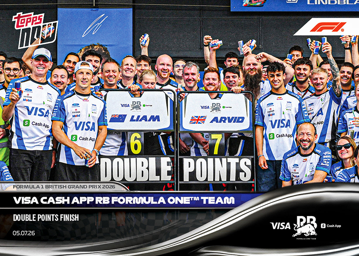 Visa Cash App RB Formula One Team 2026 Formula 1 Topps NOW card 46