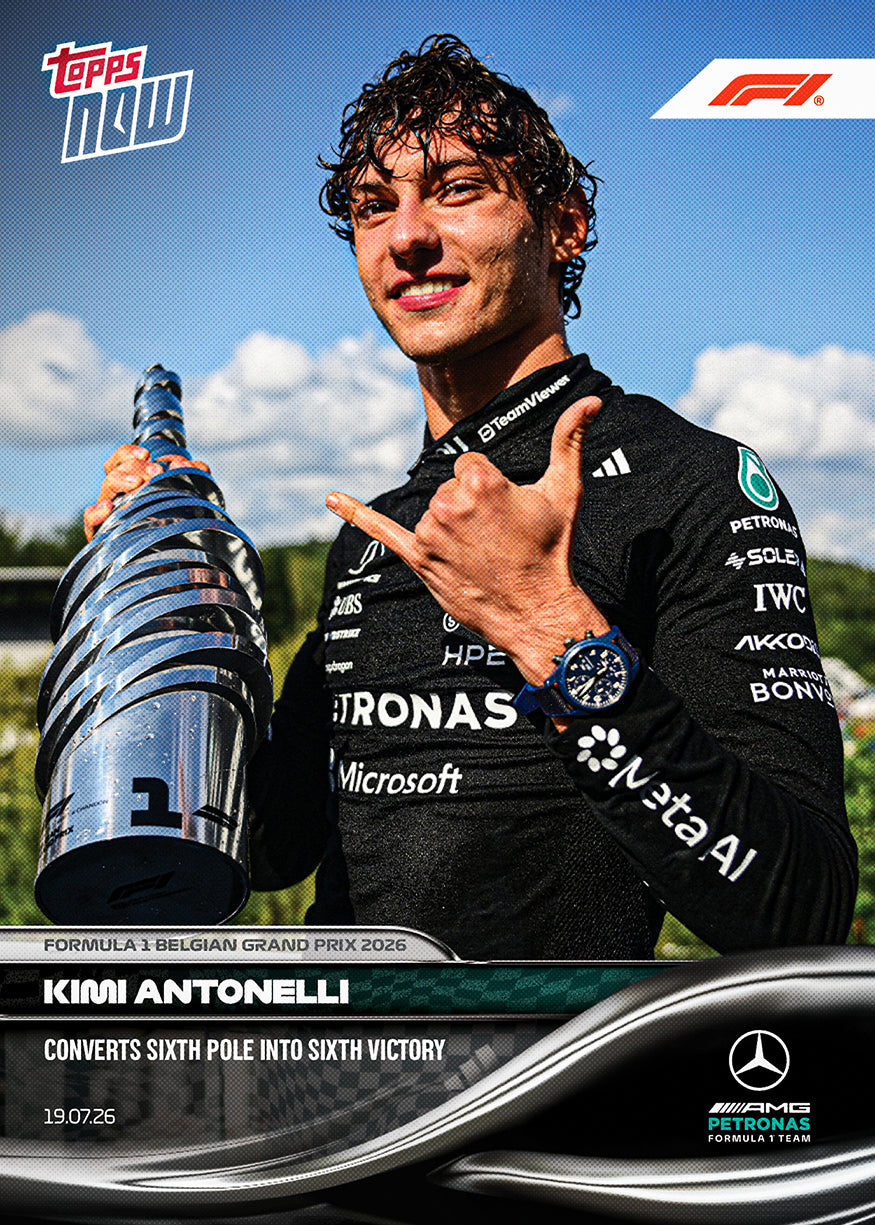 Kimi Antonelli 2026 Formula 1 Topps NOW card 48