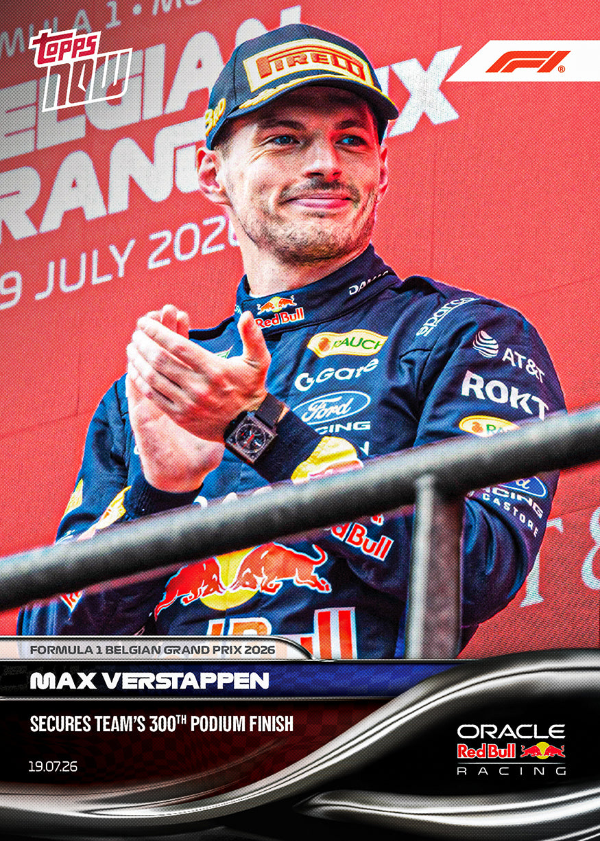 Max Verstappen 2026 Formula 1 Topps NOW card 49