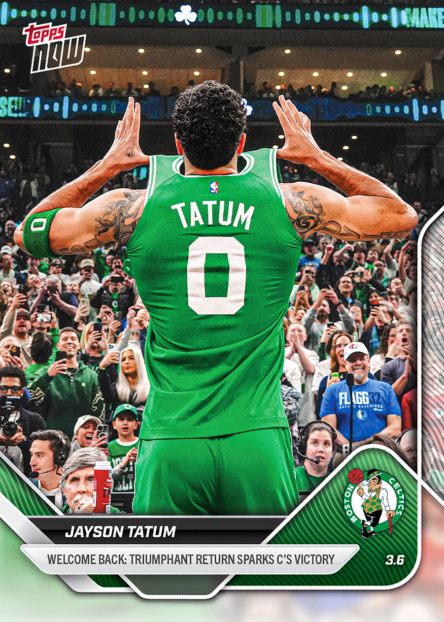 Jayson Tatum 2025-26 NBA Topps NOW card 197 image variation