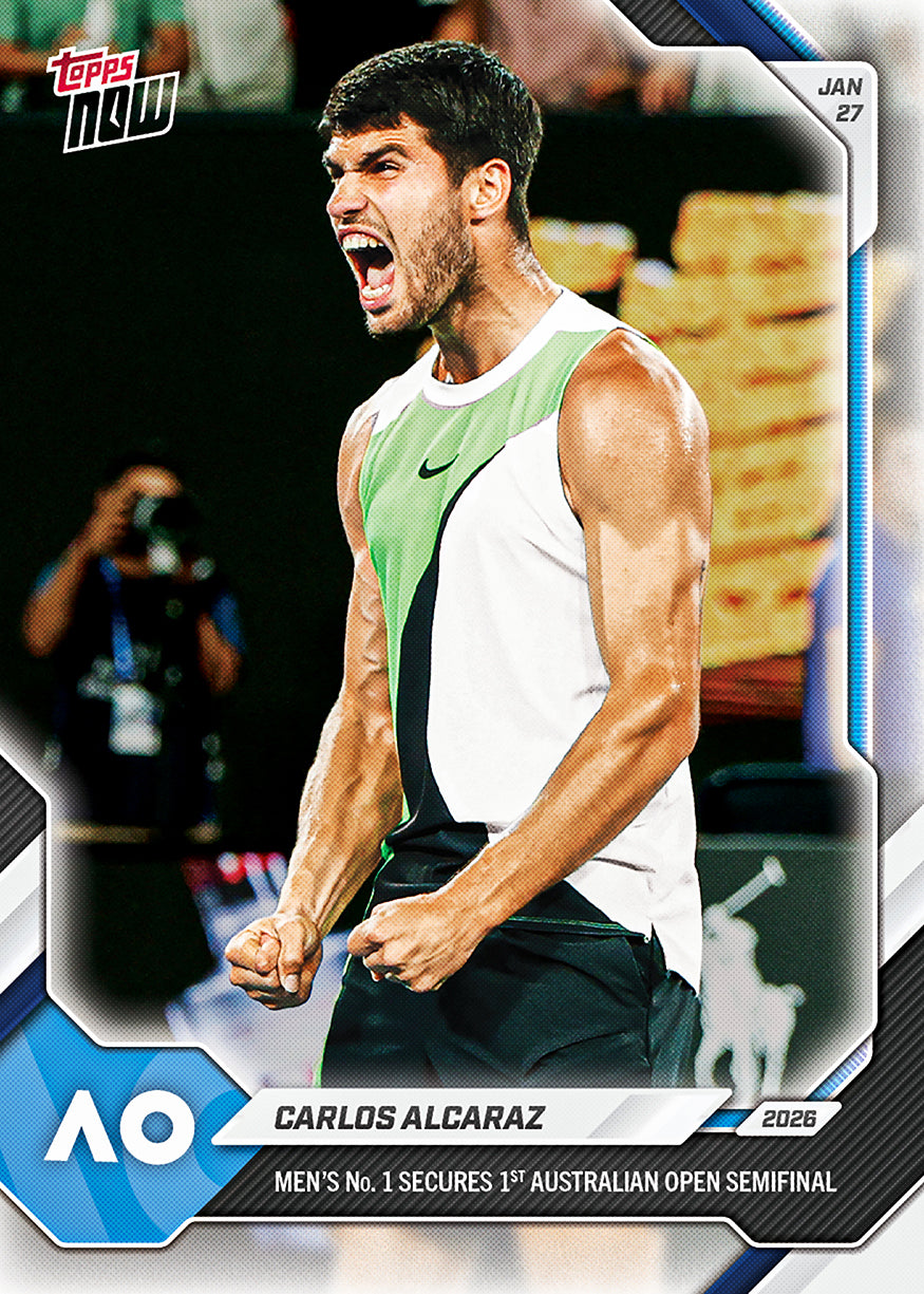 Carlos Alcaraz 2026 Tennis Topps NOW card 5