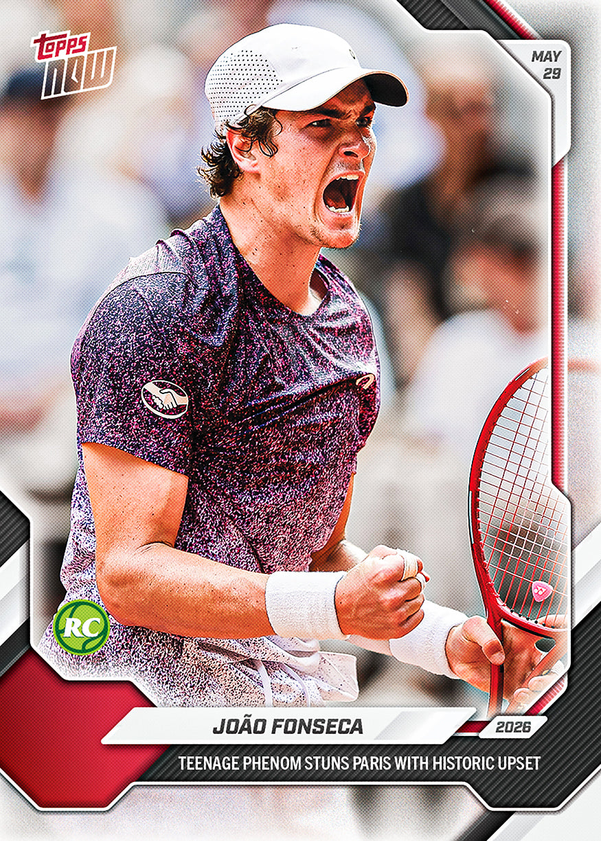 Joao Fonseca 2026 Tennis Topps NOW rookie card 15