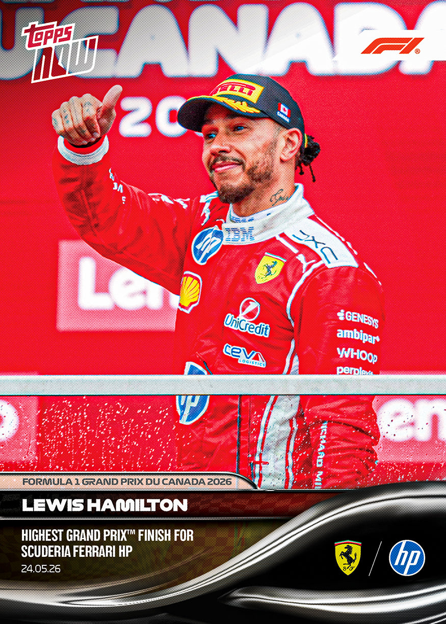 Lewis Hamilton 2026 Formula 1 Topps NOW card 32