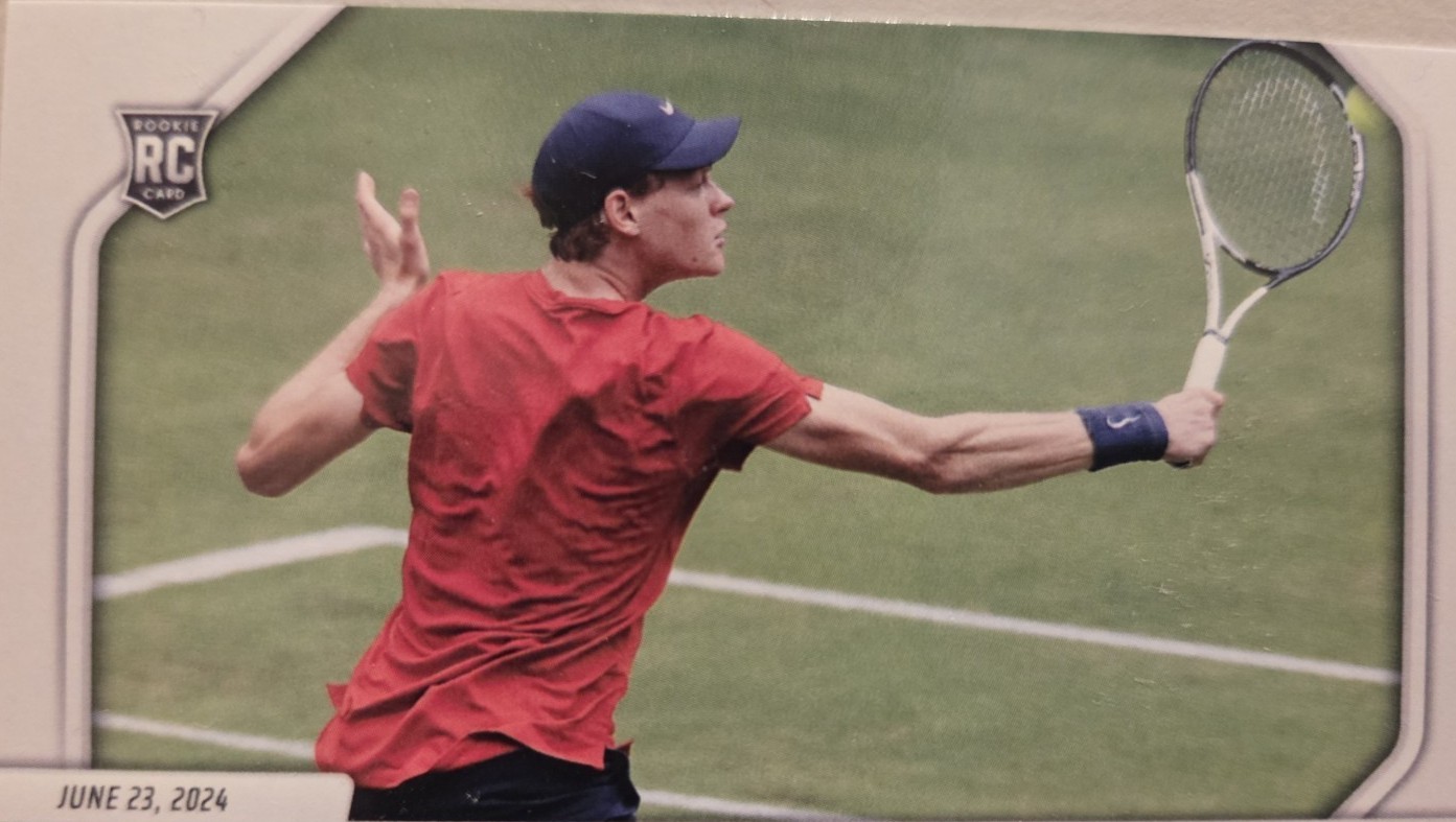 Jannik Sinner 2024 Panini Instant Tennis rookie card JS-2