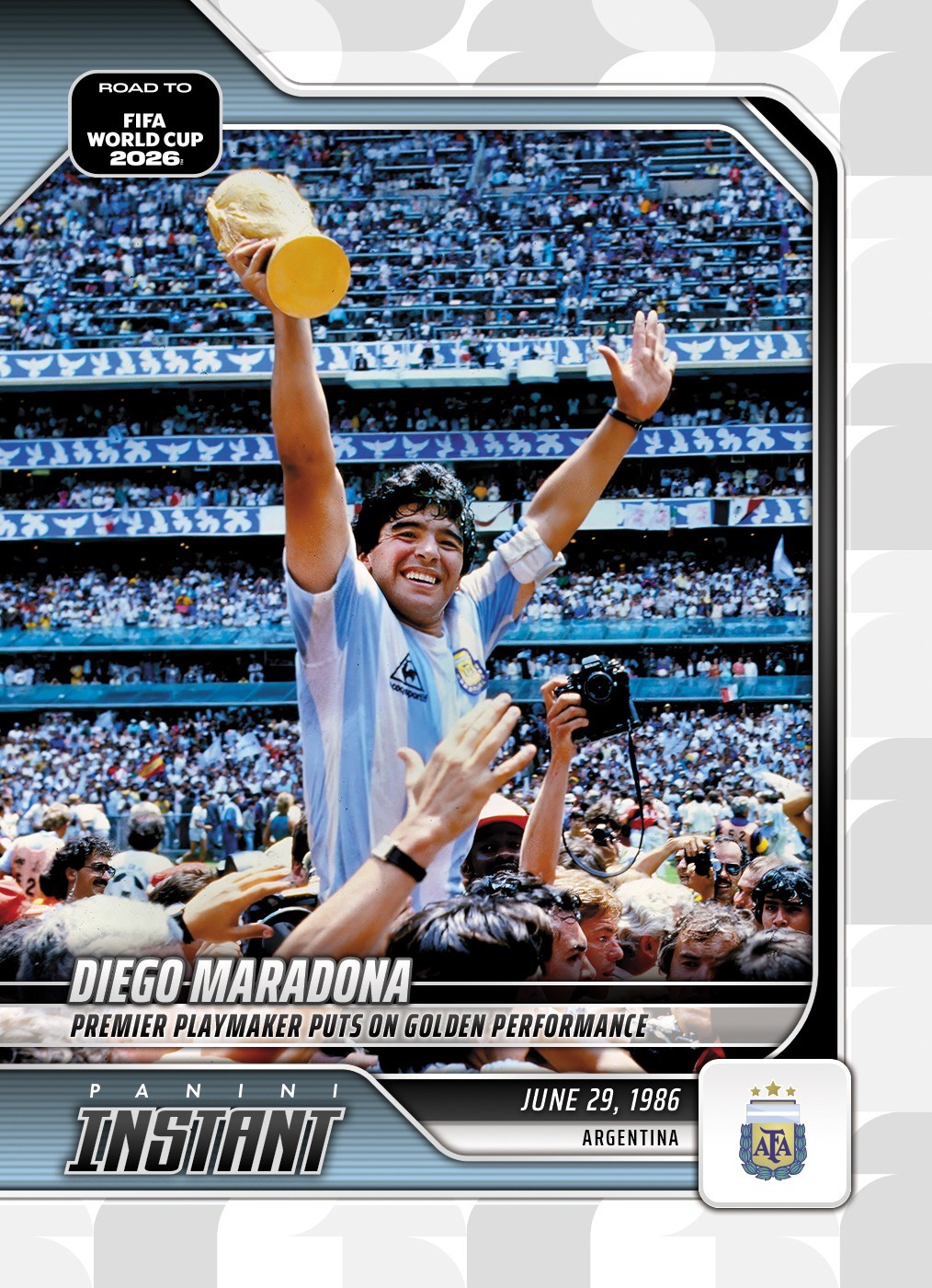 Diego Maradona 2026 Panini Instant Road to FIFA World Cup card 18