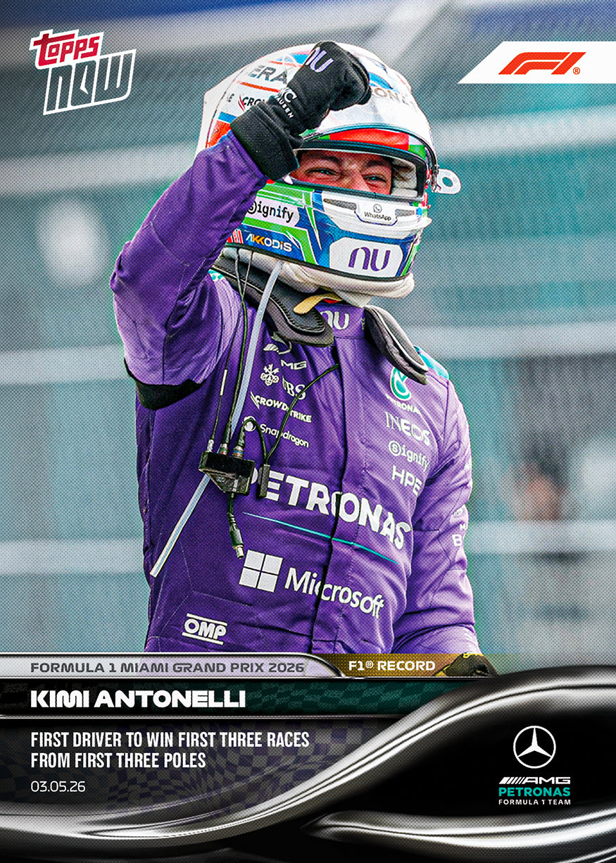 Kimi Antonelli 2026 Formula 1 Topps NOW card 25