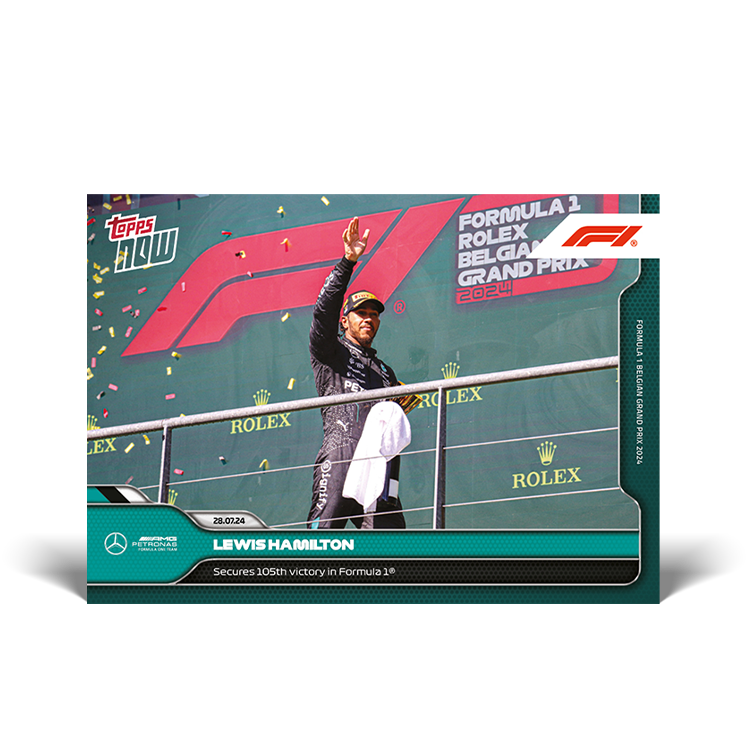 Lewis Hamilton 2024 Formula 1 Topps NOW card 44