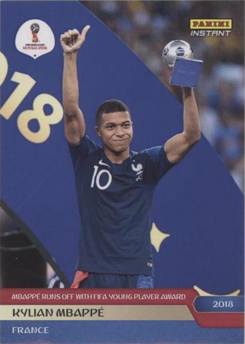 Kylian Mbappe 2018 Panini Instant FIFA World Cup card 298