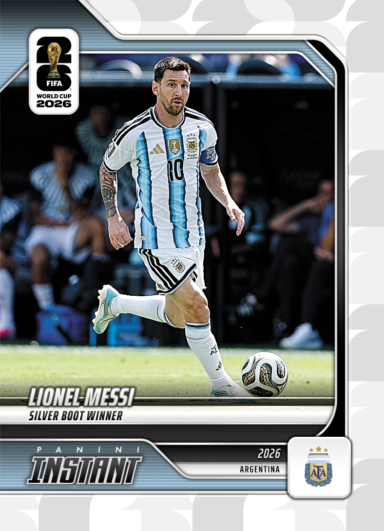 Lionel Messi 2026 Panini Instant FIFA World Cup Silver Boot card 254