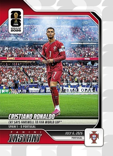 Cristiano Ronaldo 2026 Panini Instant FIFA World Cup card 214